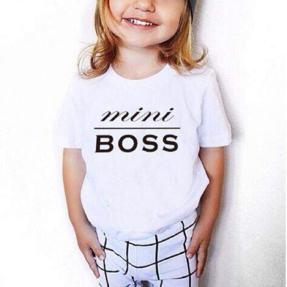 Mini “Boss” T-shirt (Kid - M)